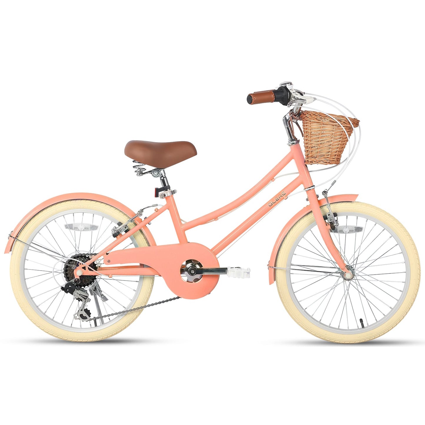 Glerc 20 Inch Beach Cruiser Hybrid Kids Bike - Missy