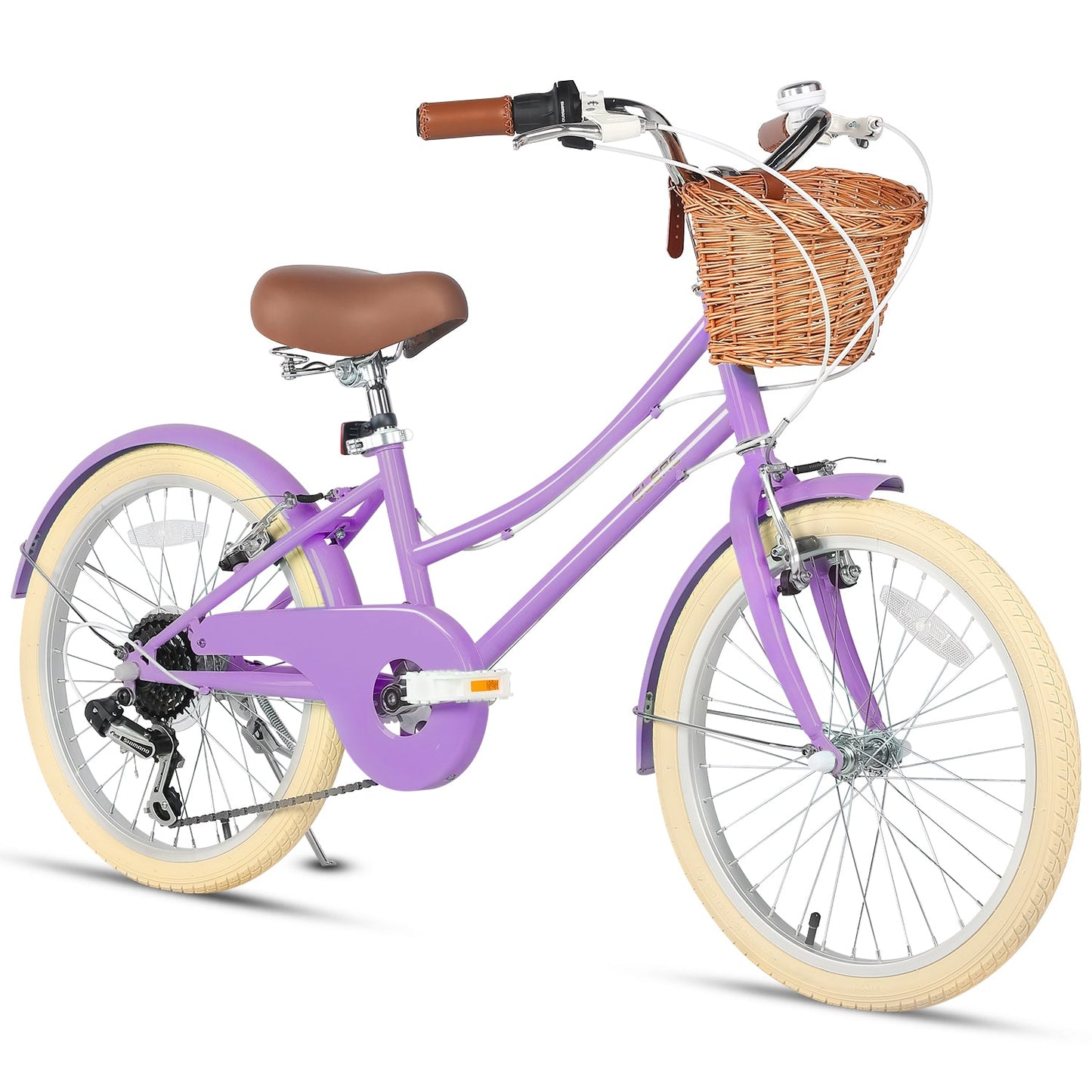 Glerc 20 Inch Beach Cruiser Hybrid Kids Bike - Missy