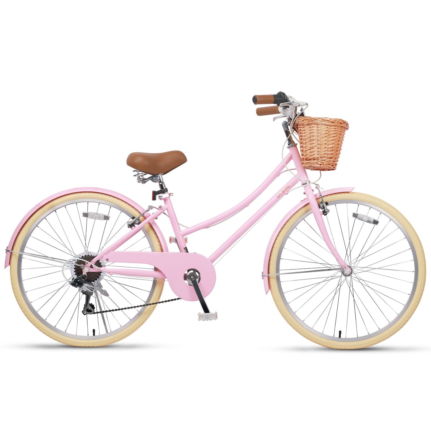 Glerc 26 Inch Beach Cruiser Hybrid Kids Bike - Missy
