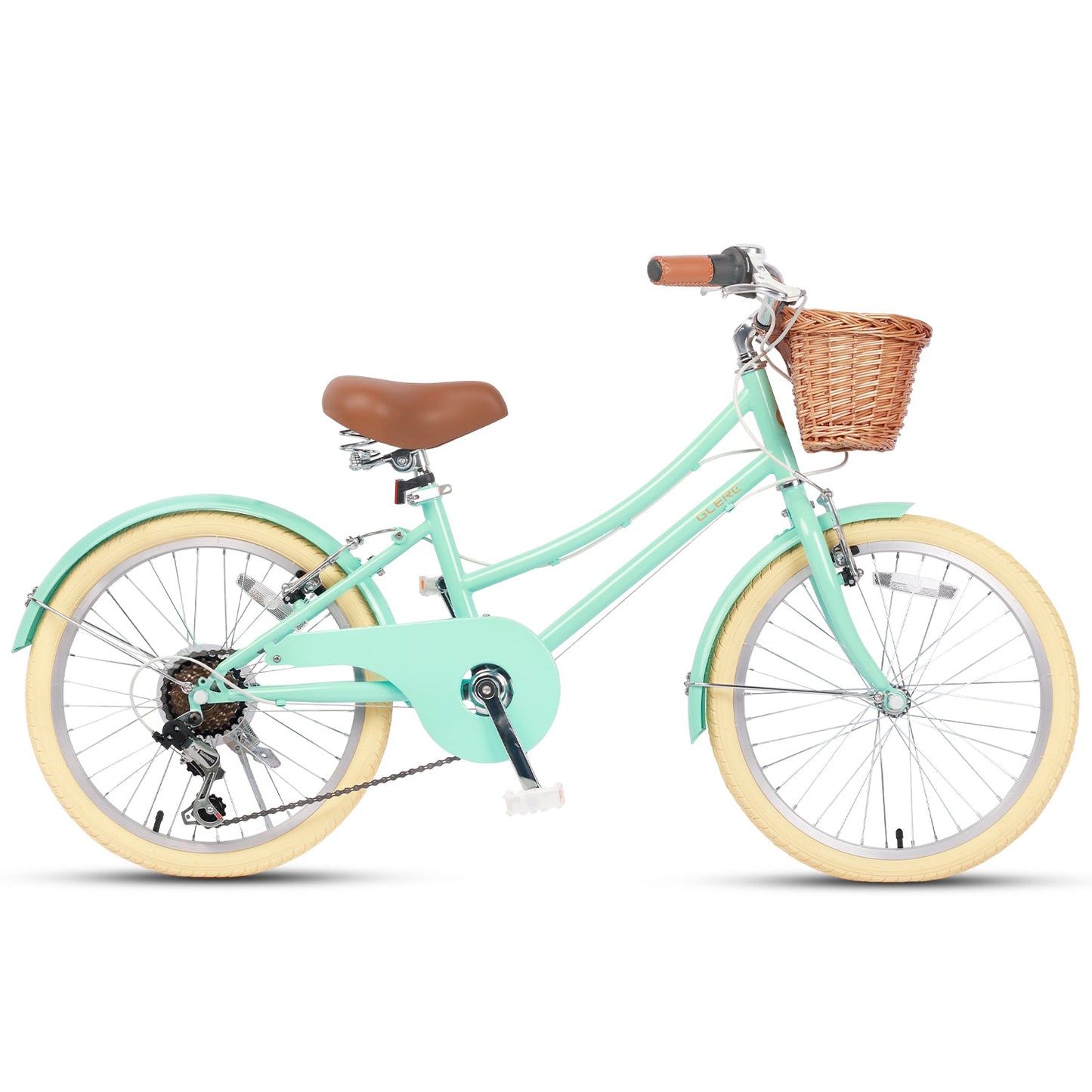 Glerc 20 Inch Beach Cruiser Hybrid Kids Bike - Missy
