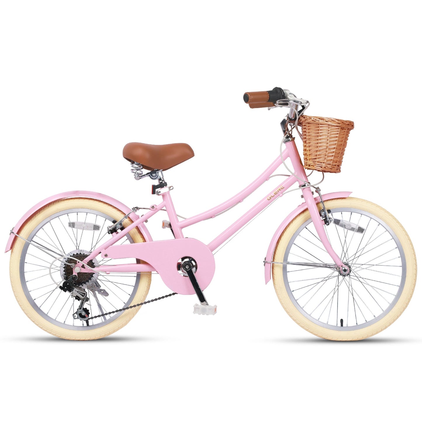 Glerc 20 Inch Beach Cruiser Hybrid Kids Bike - Missy