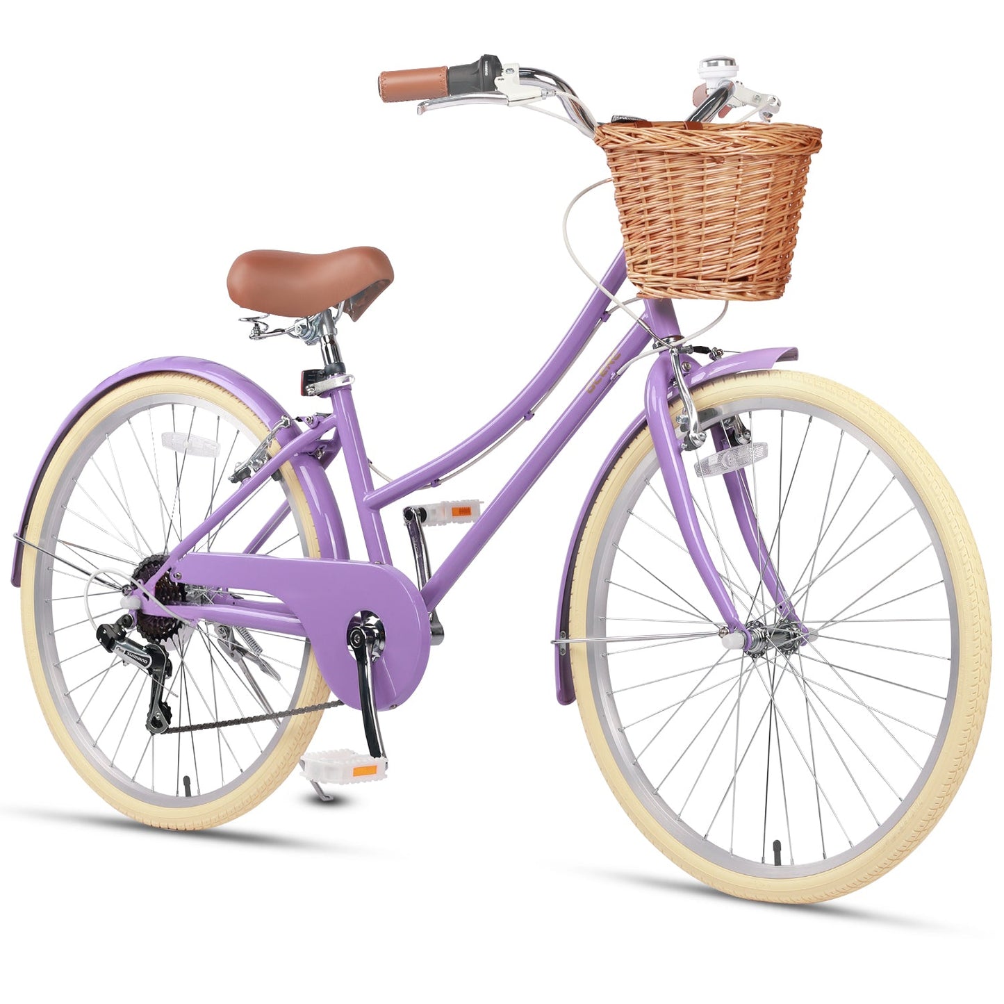 Glerc 26 Inch Beach Cruiser Hybrid Kids Bike - Missy