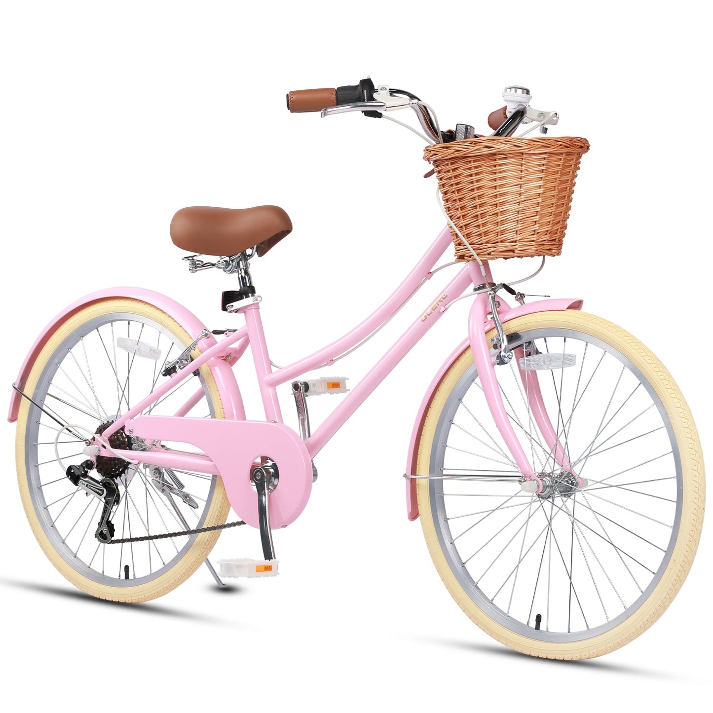 Glerc 24 Inch Beach Cruiser Hybrid Kids Bike - Missy