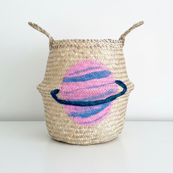 Pink Planet Basket - Large