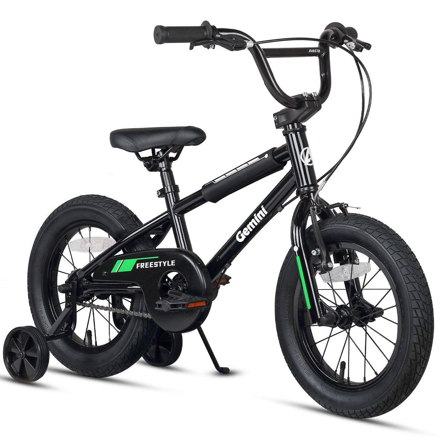 Glerc 14" BMX Style Kids Bike for 3 - 5 Years Old Kids - Gemini