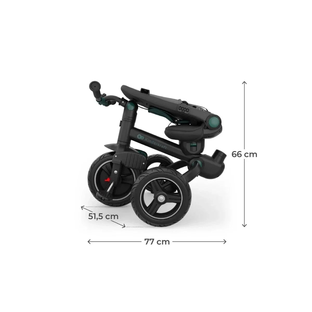 Kinderkraft Spinstep 2 Plus Tricycle - Green