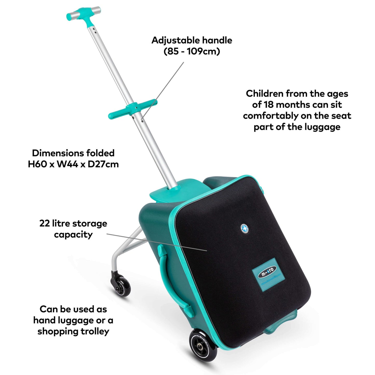 Micro Scooter Eazy Luggage