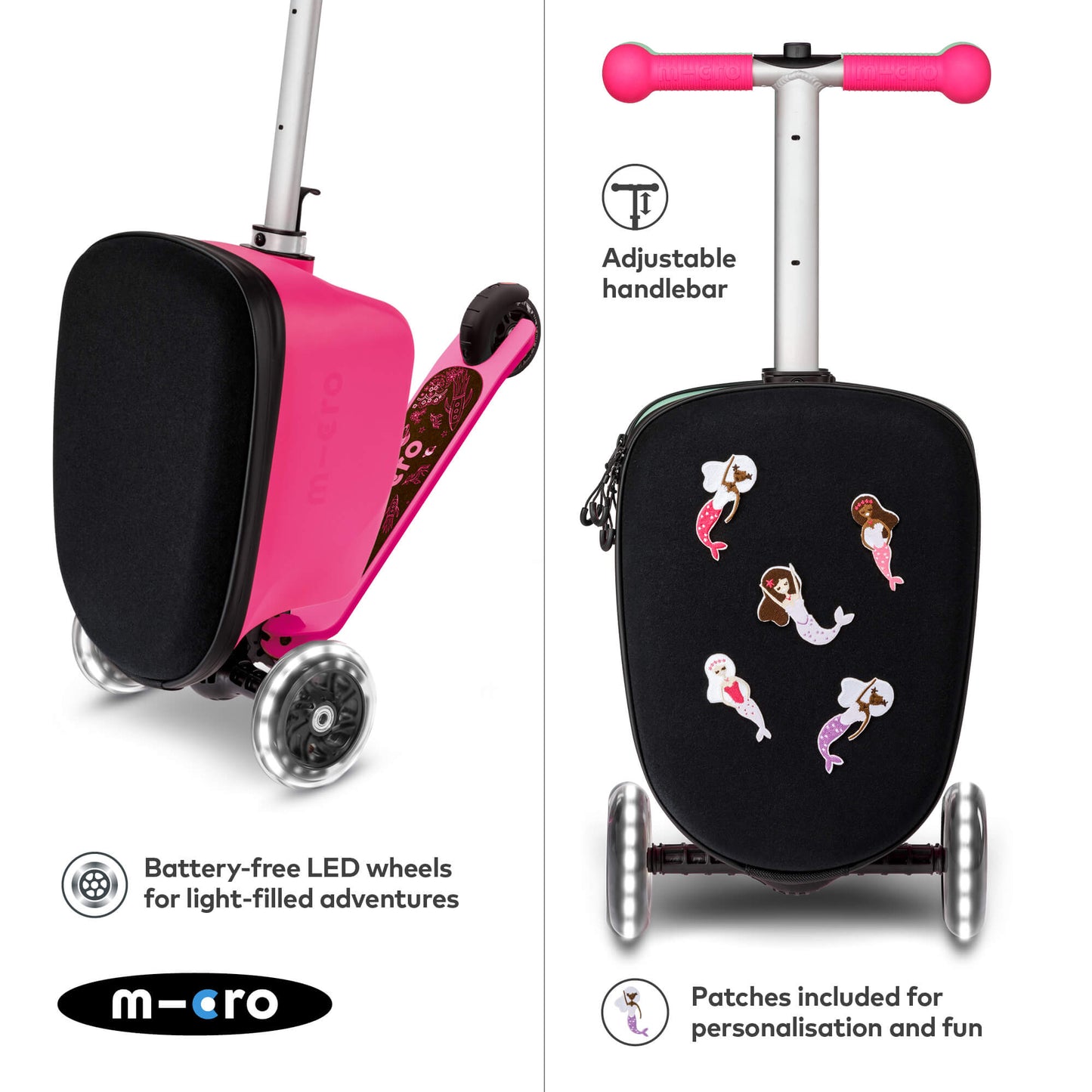 Micro Scooter - Mini Micro LED Patch & Play Luggage