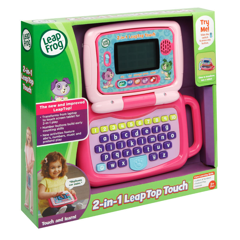 Leap Frog 2-in-1 LeapTop Touch Laptop pink