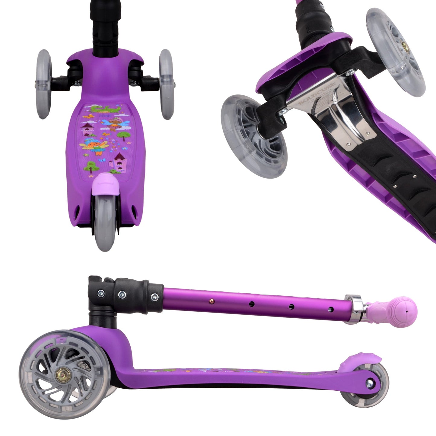 BOLDCUBE Fairyland - Teeny Fold 3 Wheel Scooter