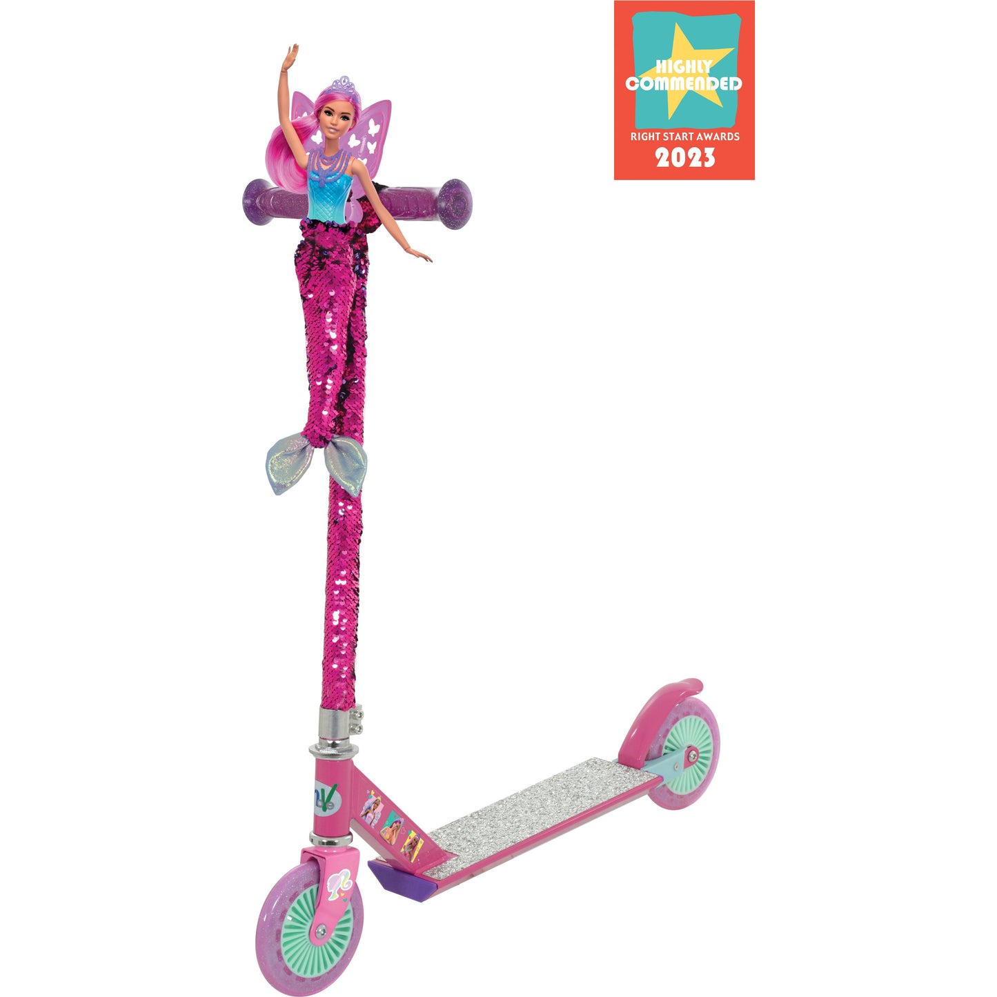 MV Barbie Mermaid Inline Scooter