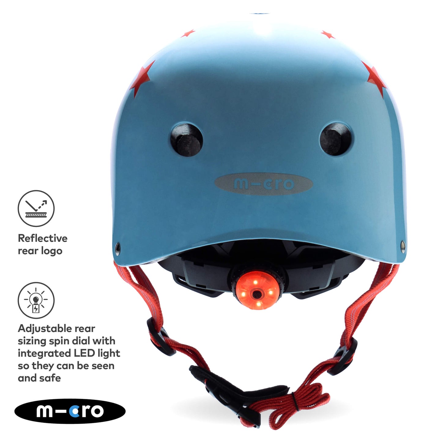 Micro Scooter Kids Helmet - Star Pattern