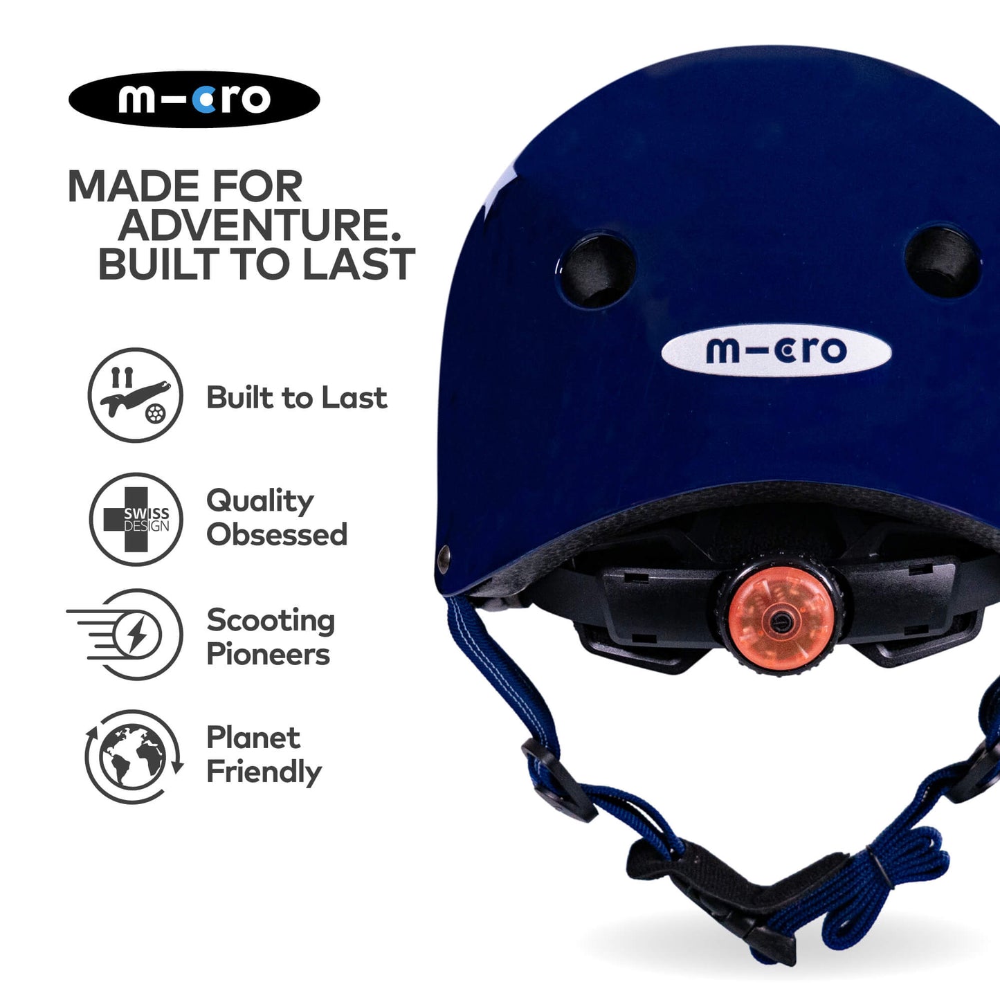 Micro Scooter Deluxe Patterned Kids Helmet