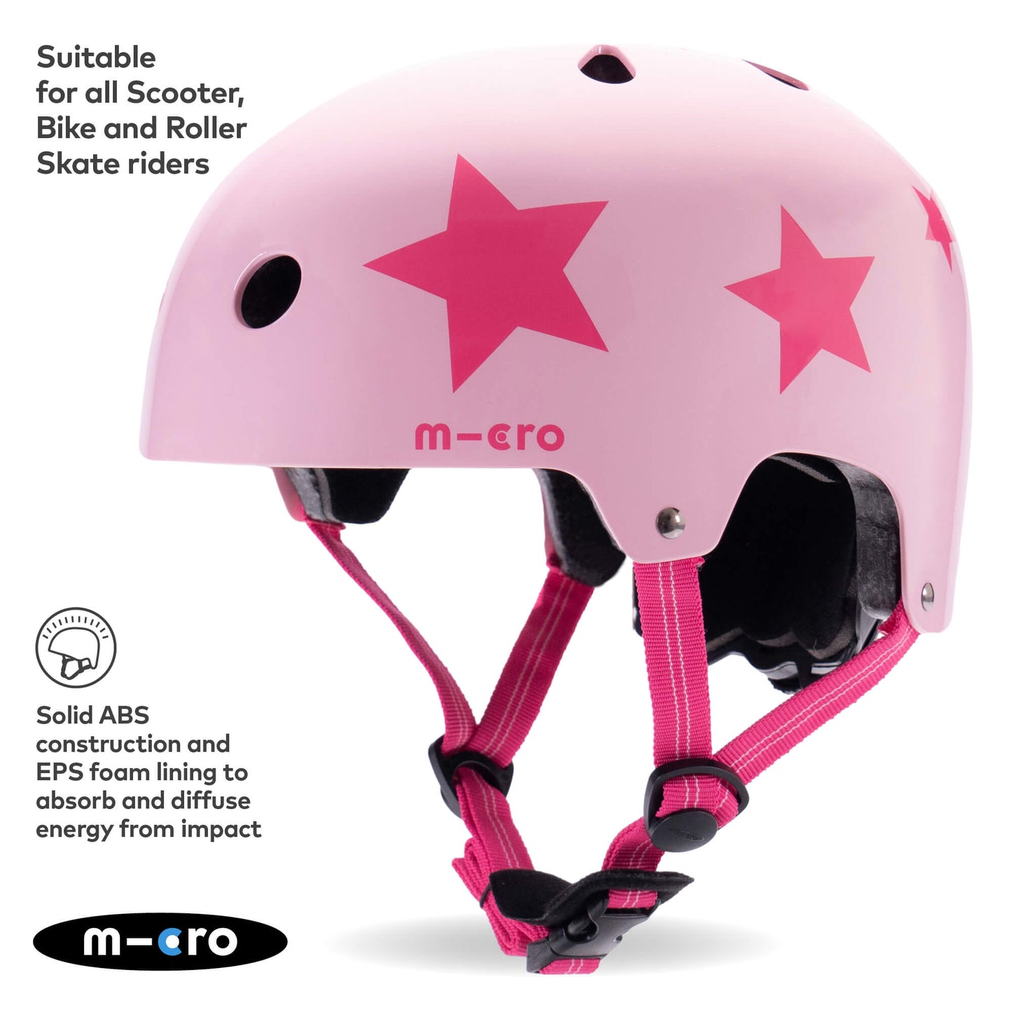 Micro Scooter Kids Helmet - Star Pattern