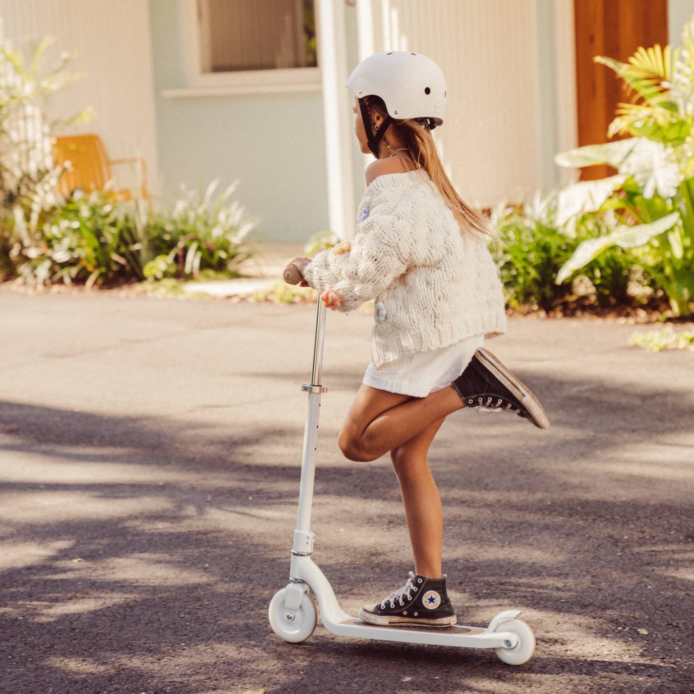 BANWOOD MAXI SCOOTER VINTAGE - WHITE