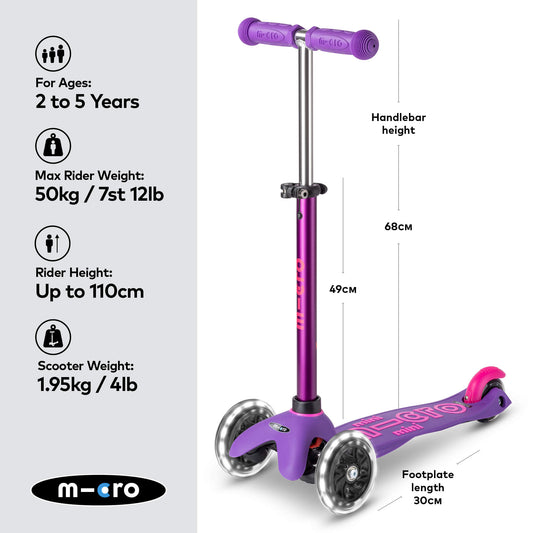 Micro Scooter Mini Deluxe LED