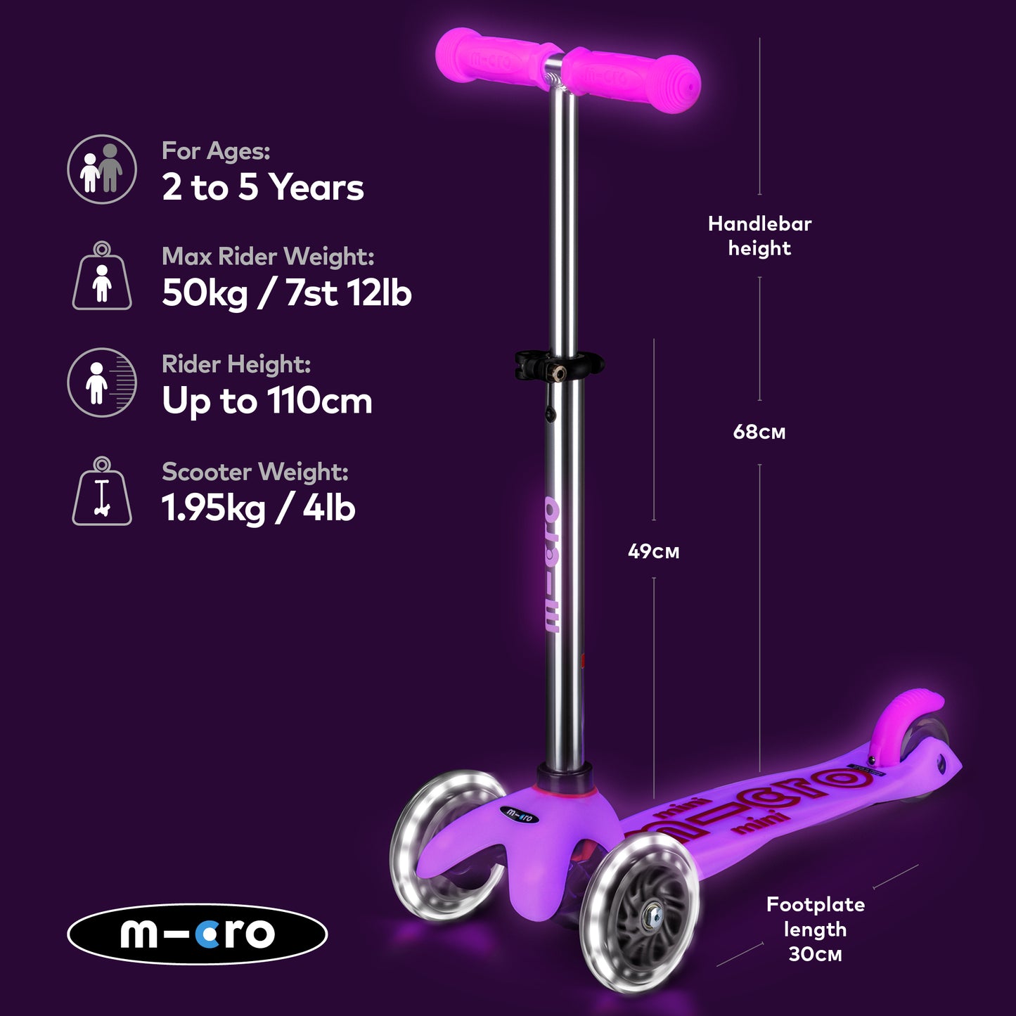 Micro Scooter Mini Micro Glow