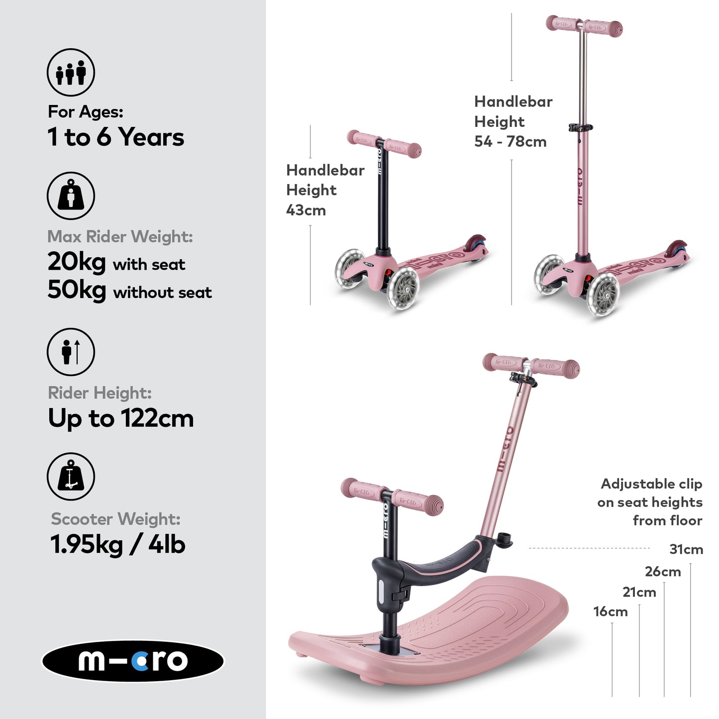 Micro Scooter Rock and Go