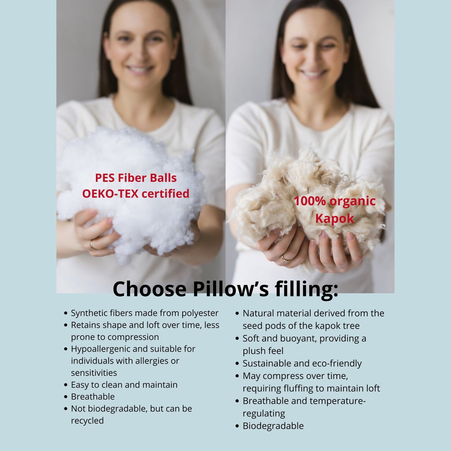 MINICAMP Full Body Maternity Pillow with Organic Cover – Long Pregnancy Pillow for Sleeping & Lumbar Support