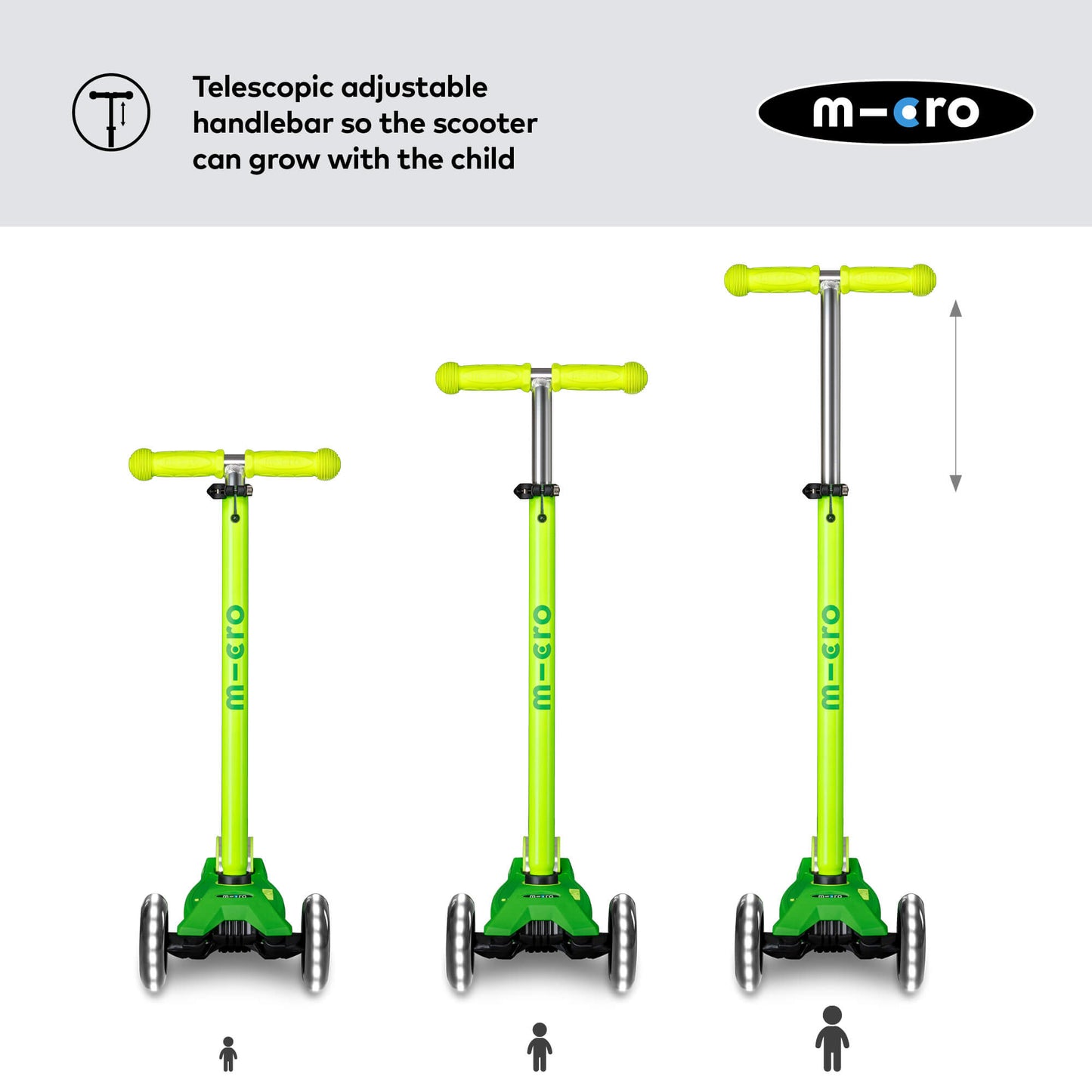 Micro Scooter Maxi Deluxe LED