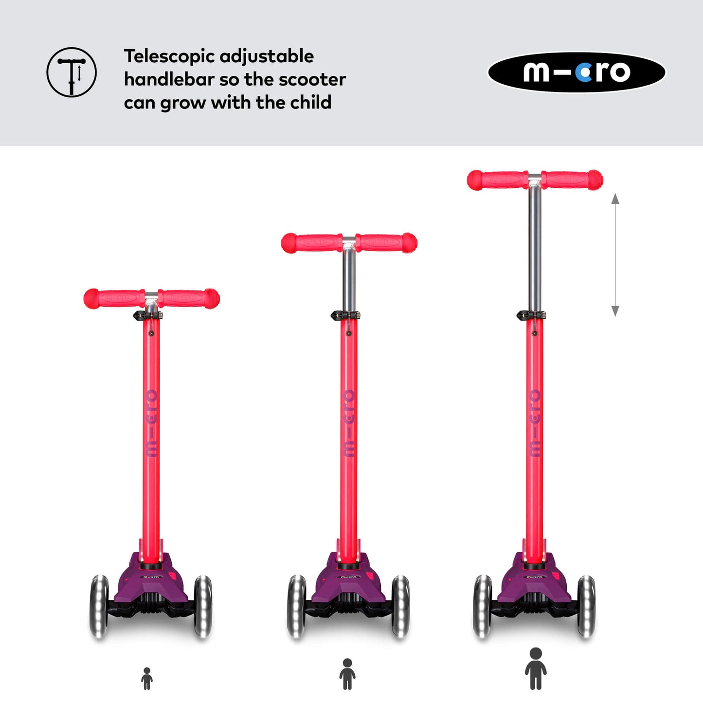 Micro Scooter Maxi Deluxe LED