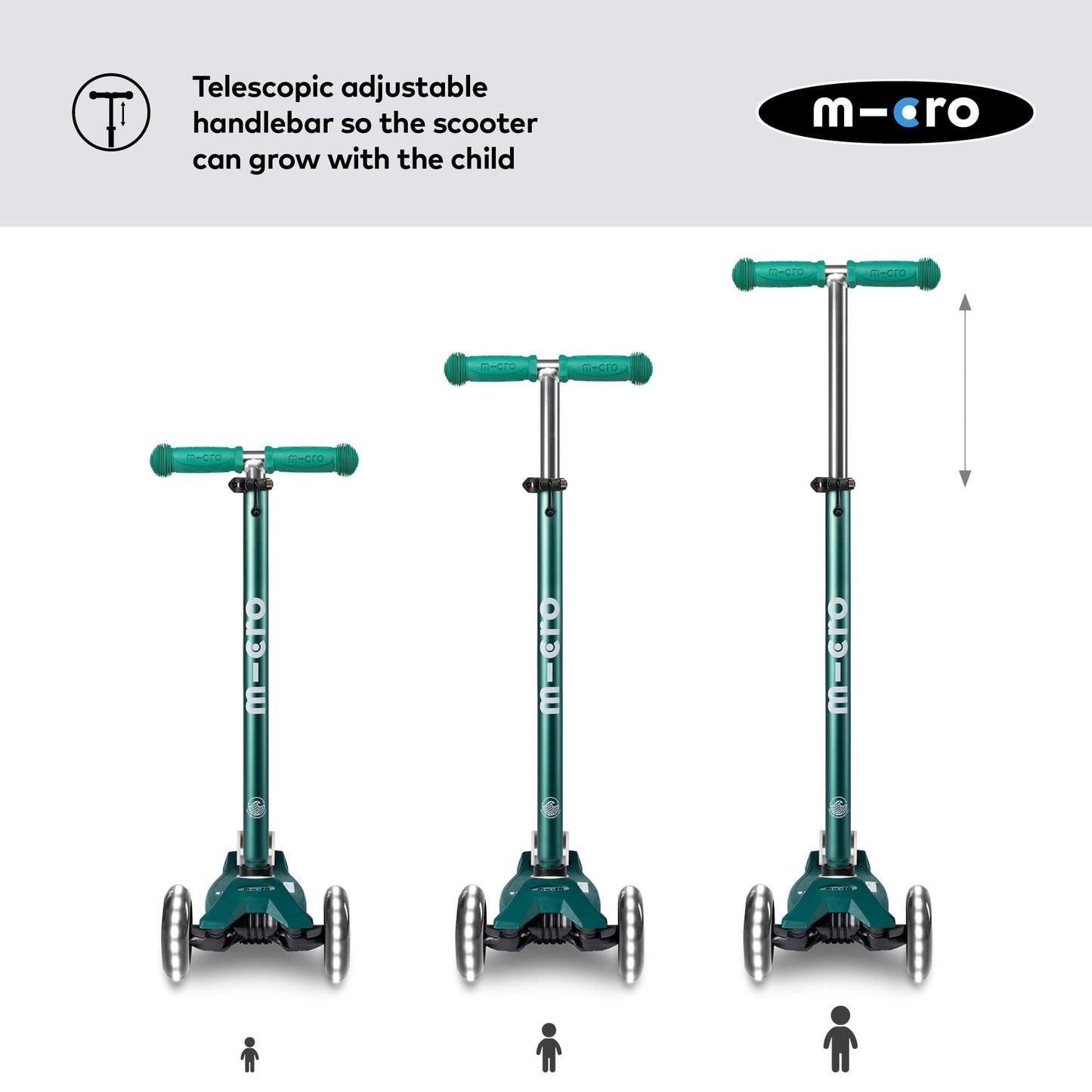 Micro Scooter Maxi Deluxe LED