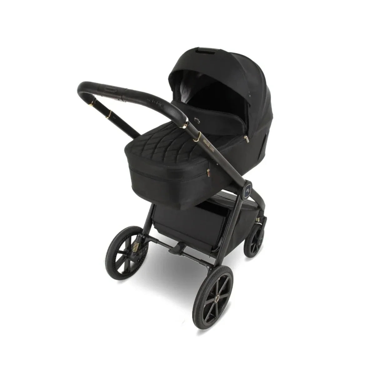 My Babiie MB450 Luxe 3-in-1 Travel System with Rotating Car Seat,Base & Toddler Seat - Black