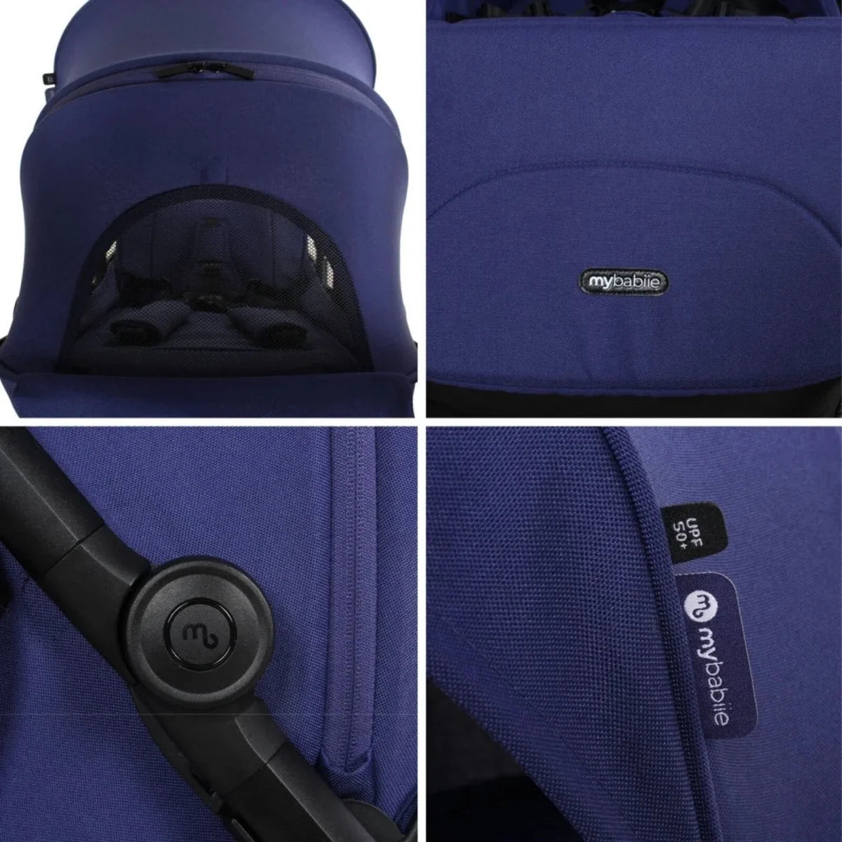 My Babiie MBX7 Auto-Fold Compact Stroller - Indigo