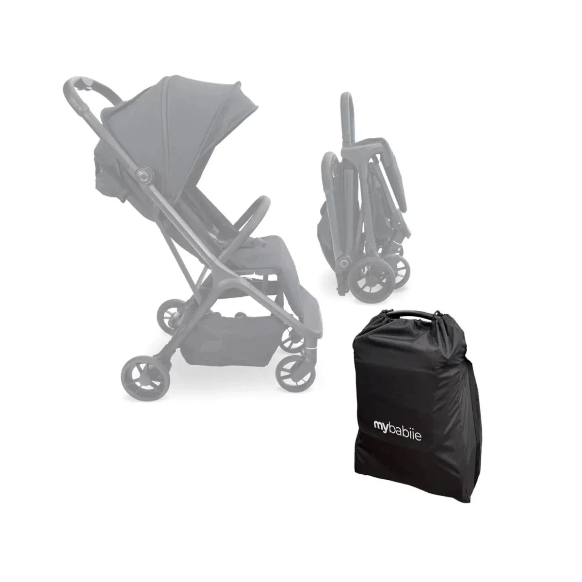 My Babiie MBX7 Auto-Fold Compact Stroller - Indigo
