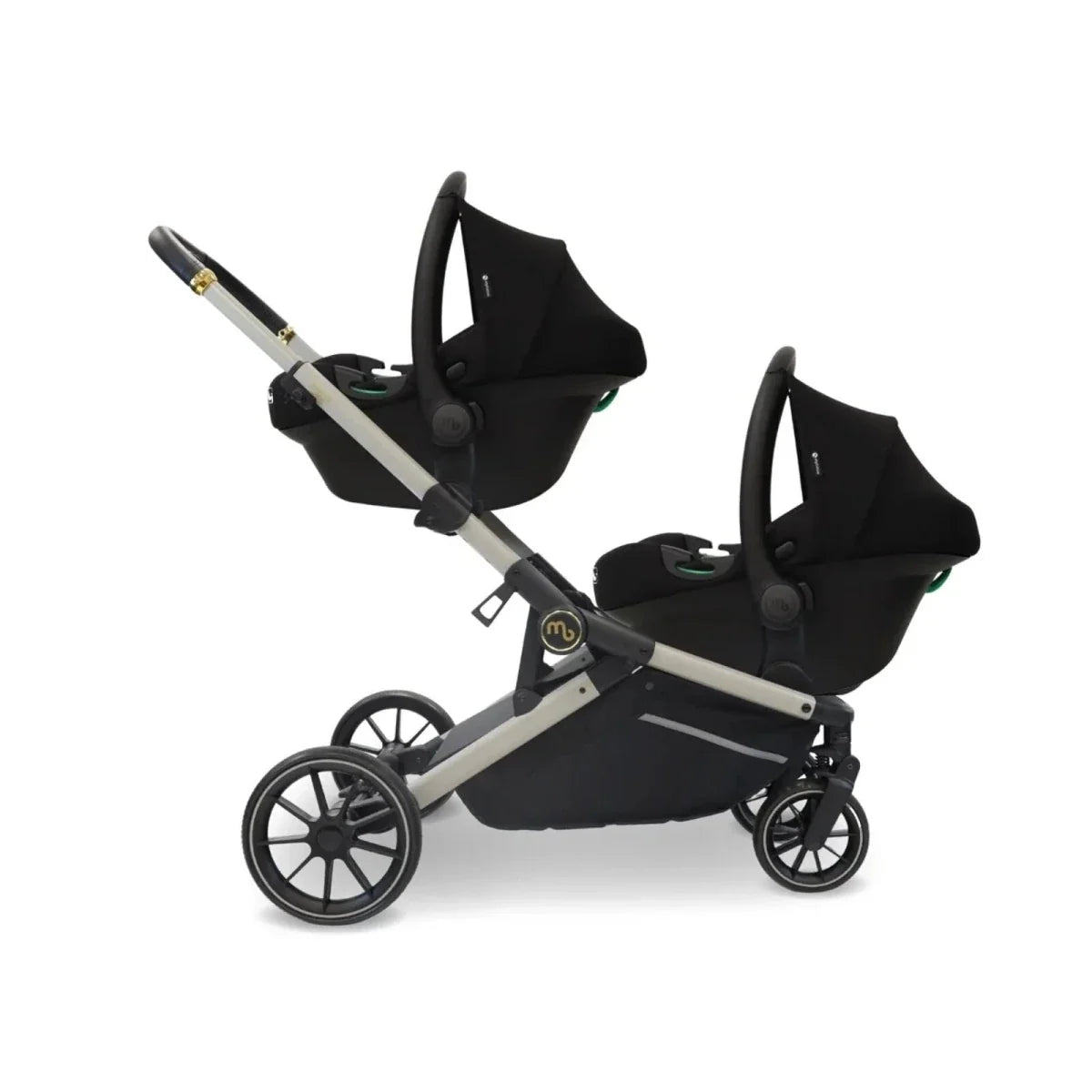 My Babiie MB33 Twin Travel System - Ivory
