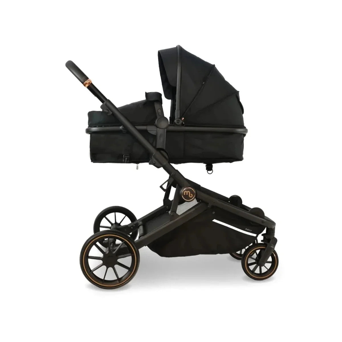 My Babiie MB33 Twin Travel System - Black Leopard