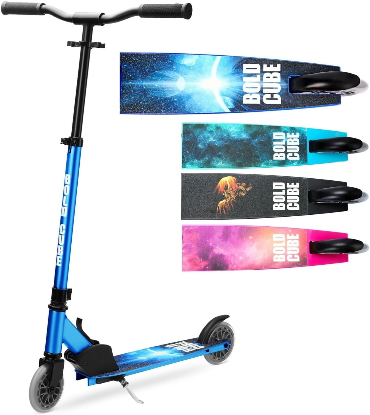 BOLDCUBE Sapphire - Deluxe 2 Wheel Scooter