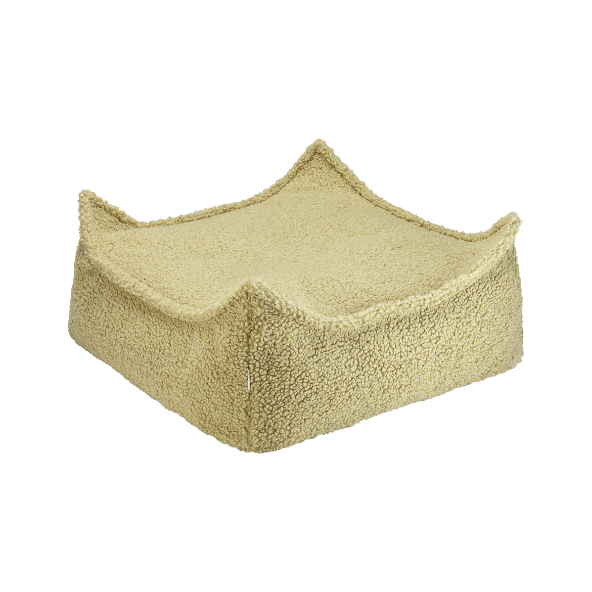 Wigiwama Square Ottoman - Teddy Boucle