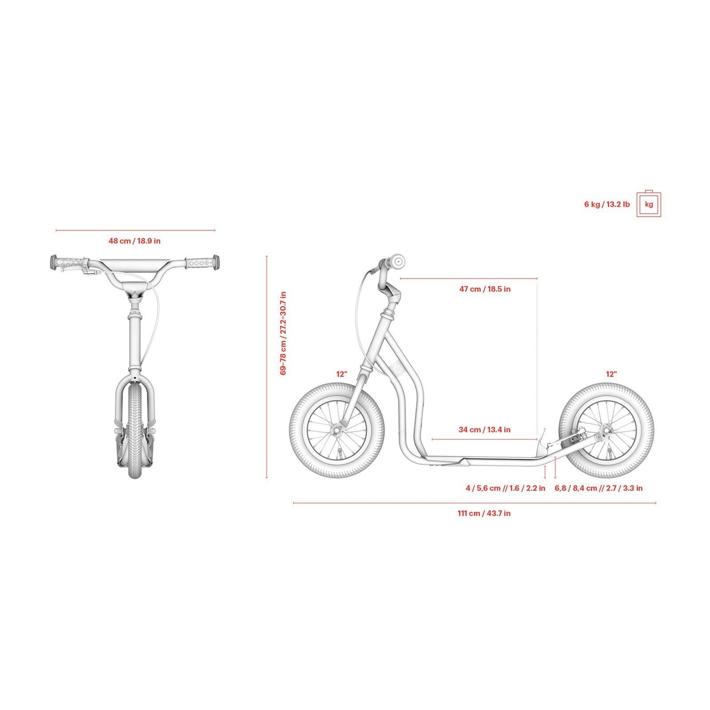 Yedoo Kids Scooter Special Edition - Mau Emoji