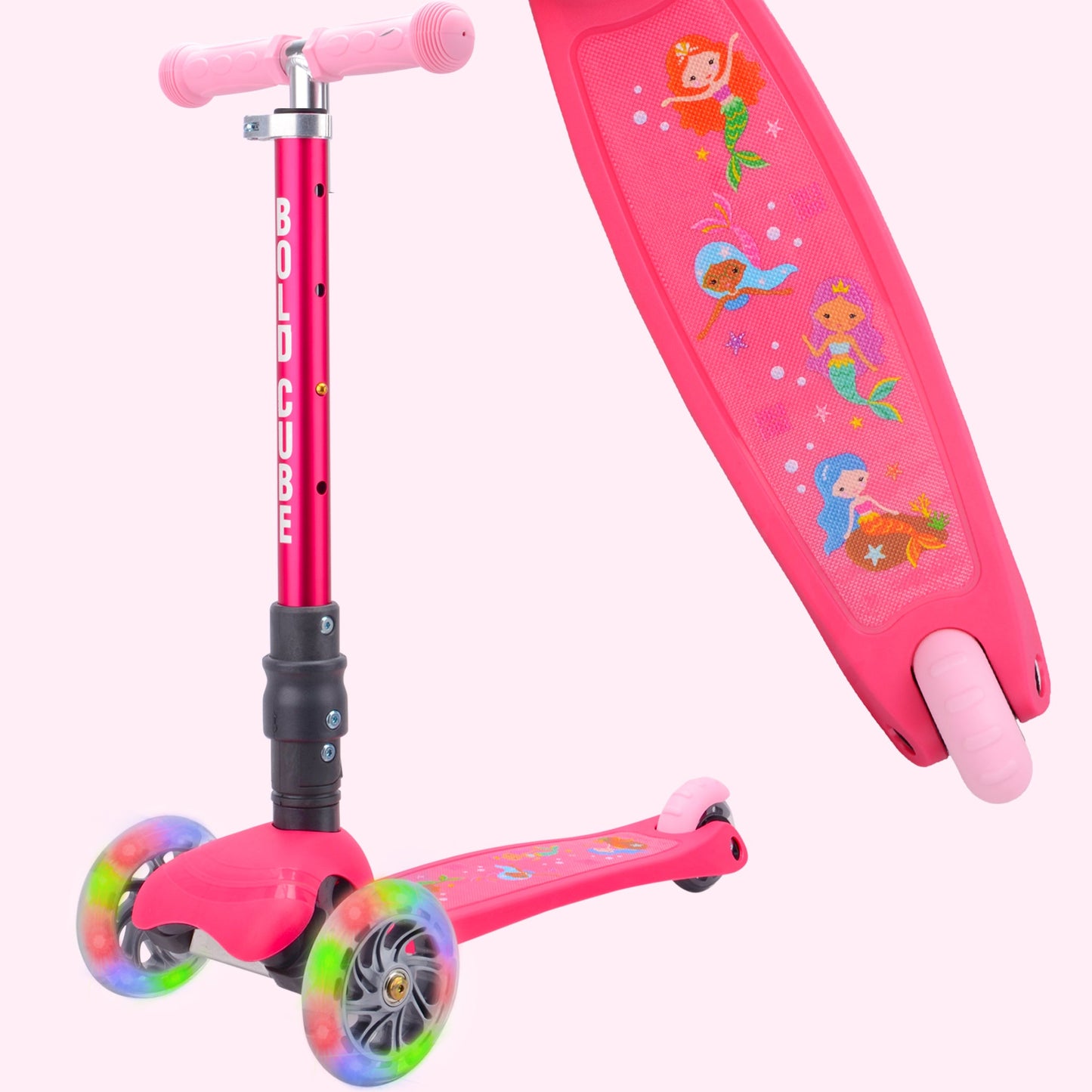 BOLDCUBE Mermaid - Teeny Fold 3 Wheel Scooter