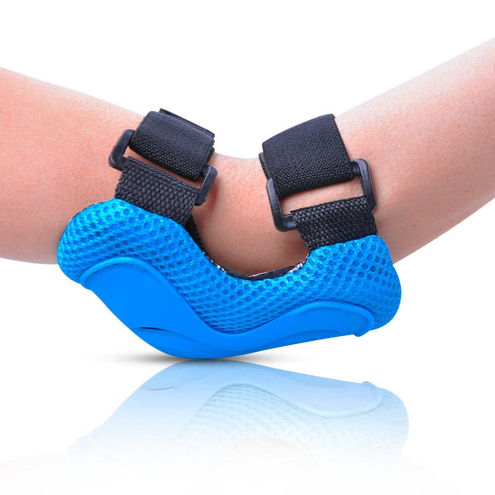 BOLDCUBE Bright Blue - Kids Protective Gear for Elbows, Knees & Wrists