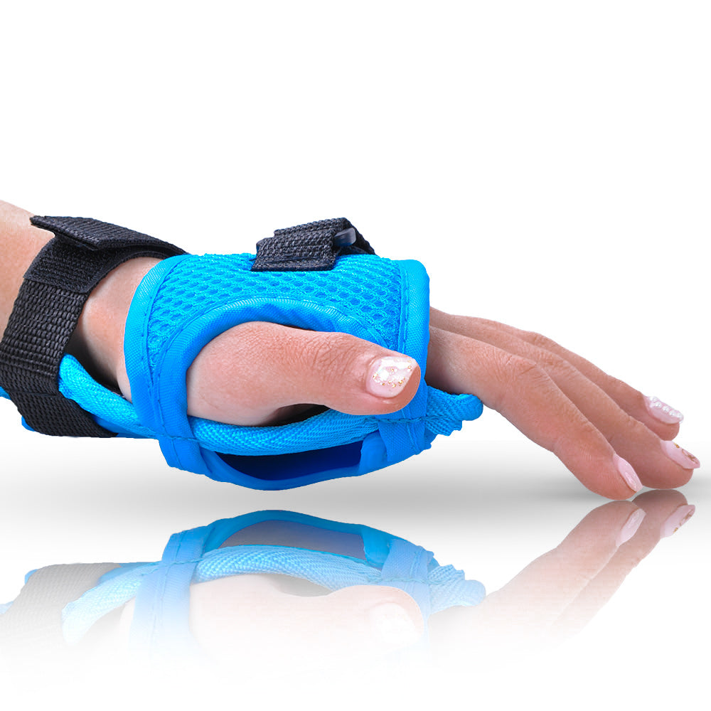 BOLDCUBE Bright Blue - Kids Protective Gear for Elbows, Knees & Wrists