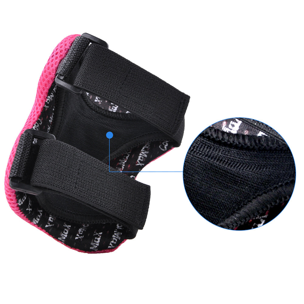 BOLDCUBE Hot Pink - Kids Protective Gear for Elbows, Knees & Wrists