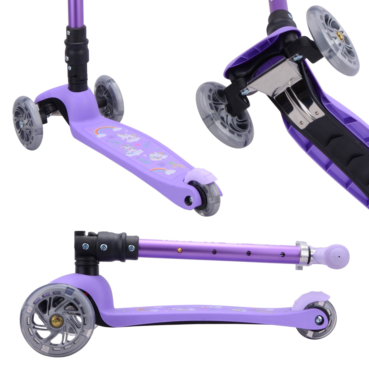 BOLDCUBE Unicorn - Teeny Fold 3 Wheel Scooter