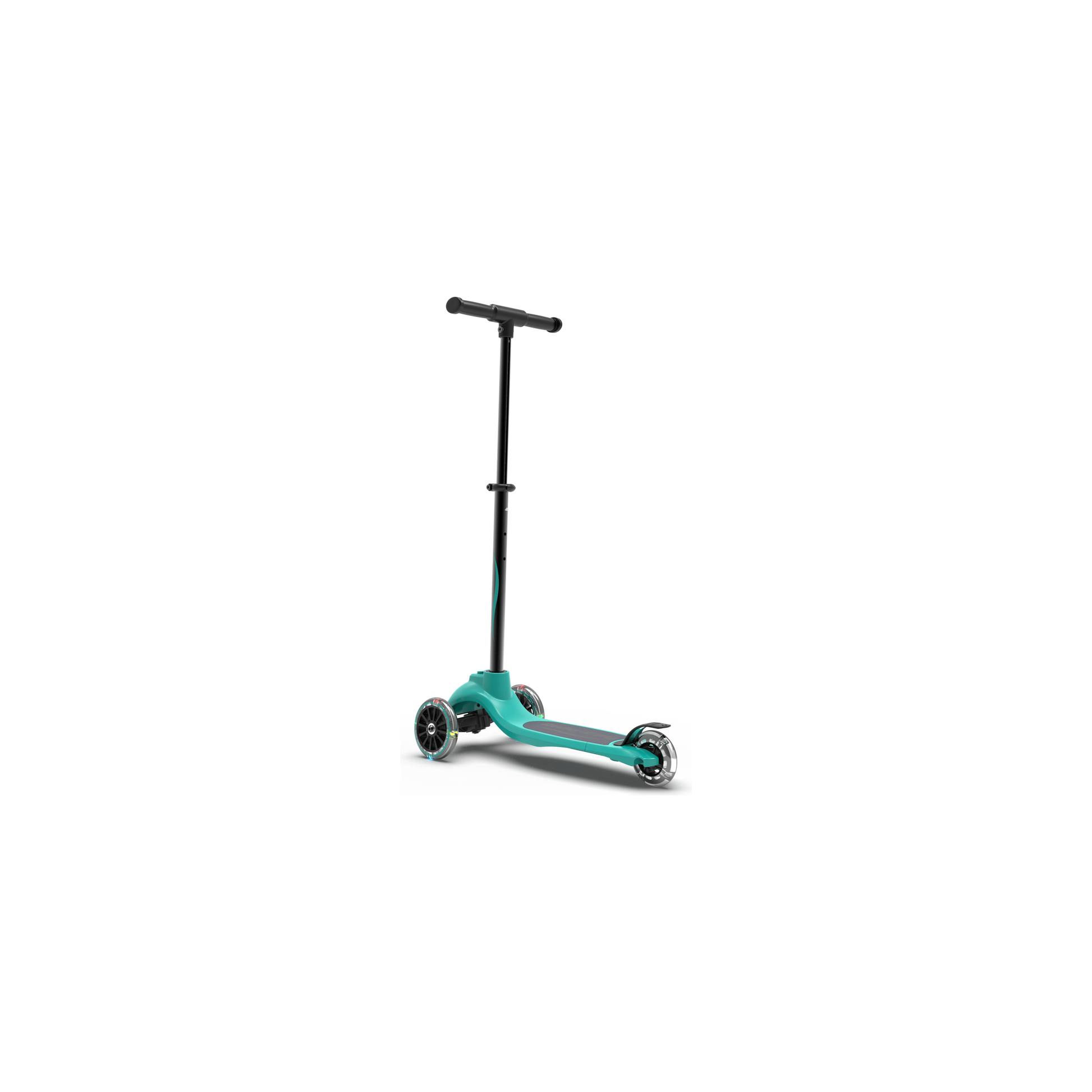 Ride-Ezy Kick & Go Scooter - Woodland Green stage 4 rear left