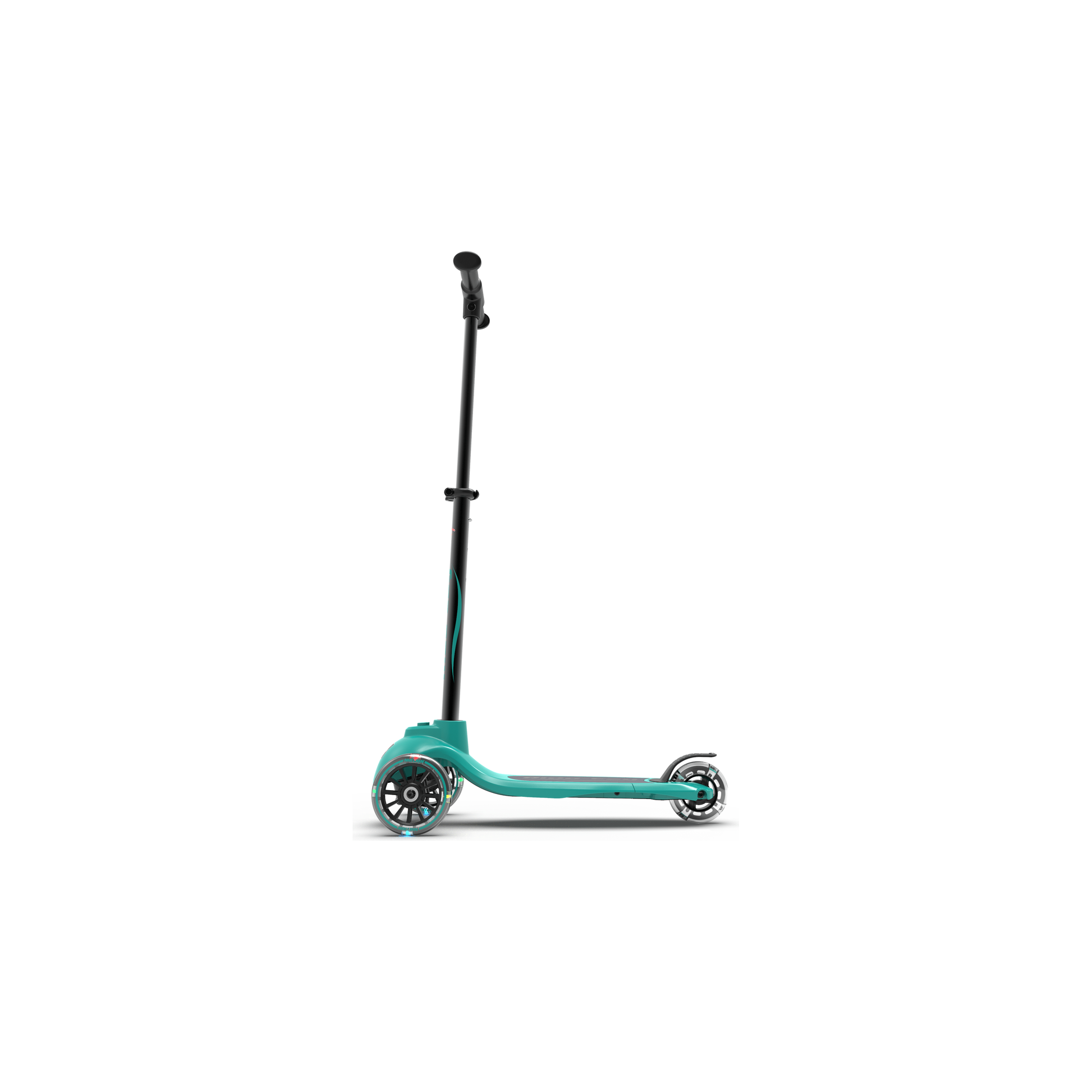 Ride-Ezy Kick & Go Scooter - Woodland Green stage 4 left side