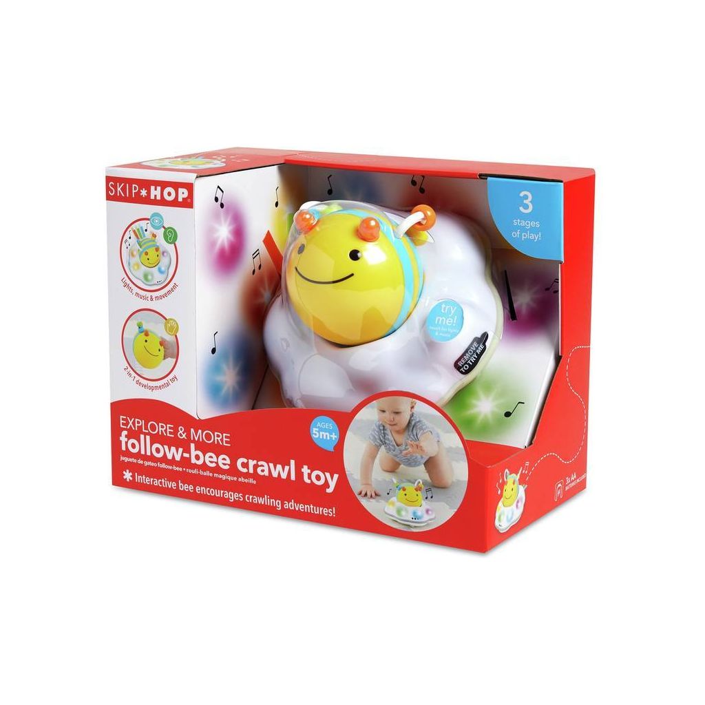 Skip Hop Explore & More Follow-Bee Crawl Toy