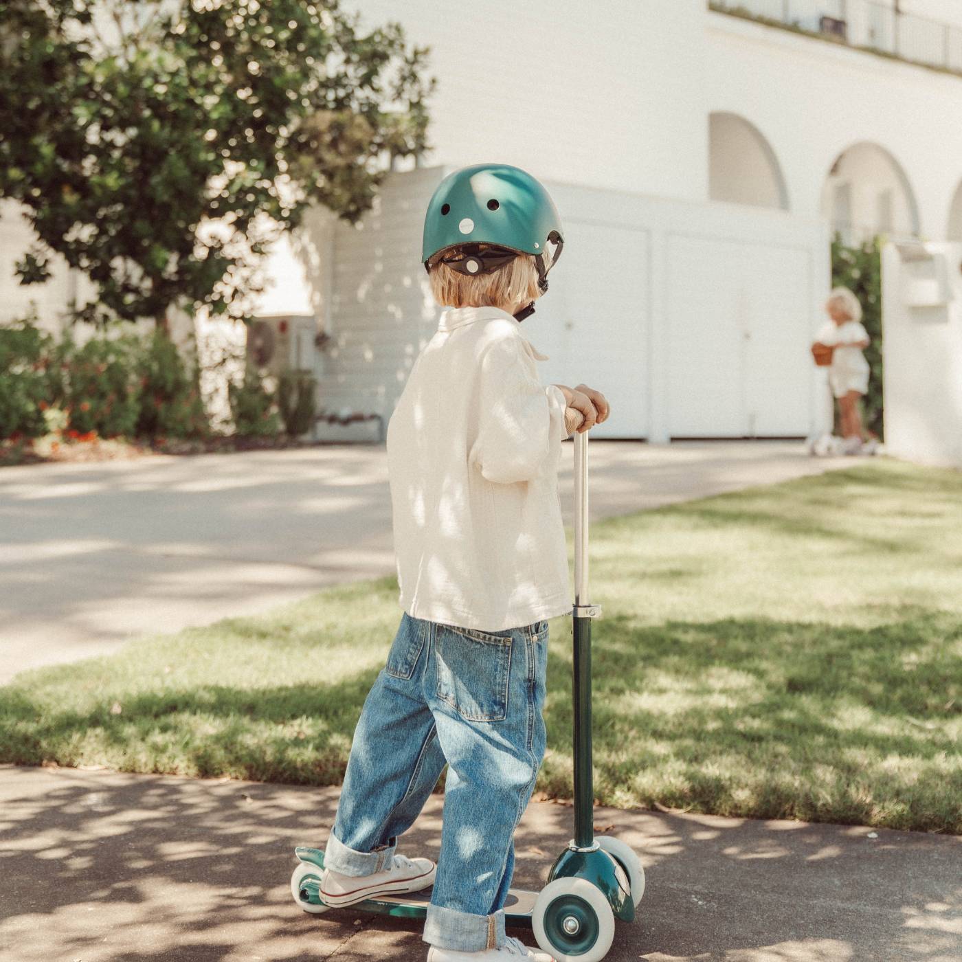 BANWOOD 3-WHEEL SCOOTER VINTAGE - GREEN