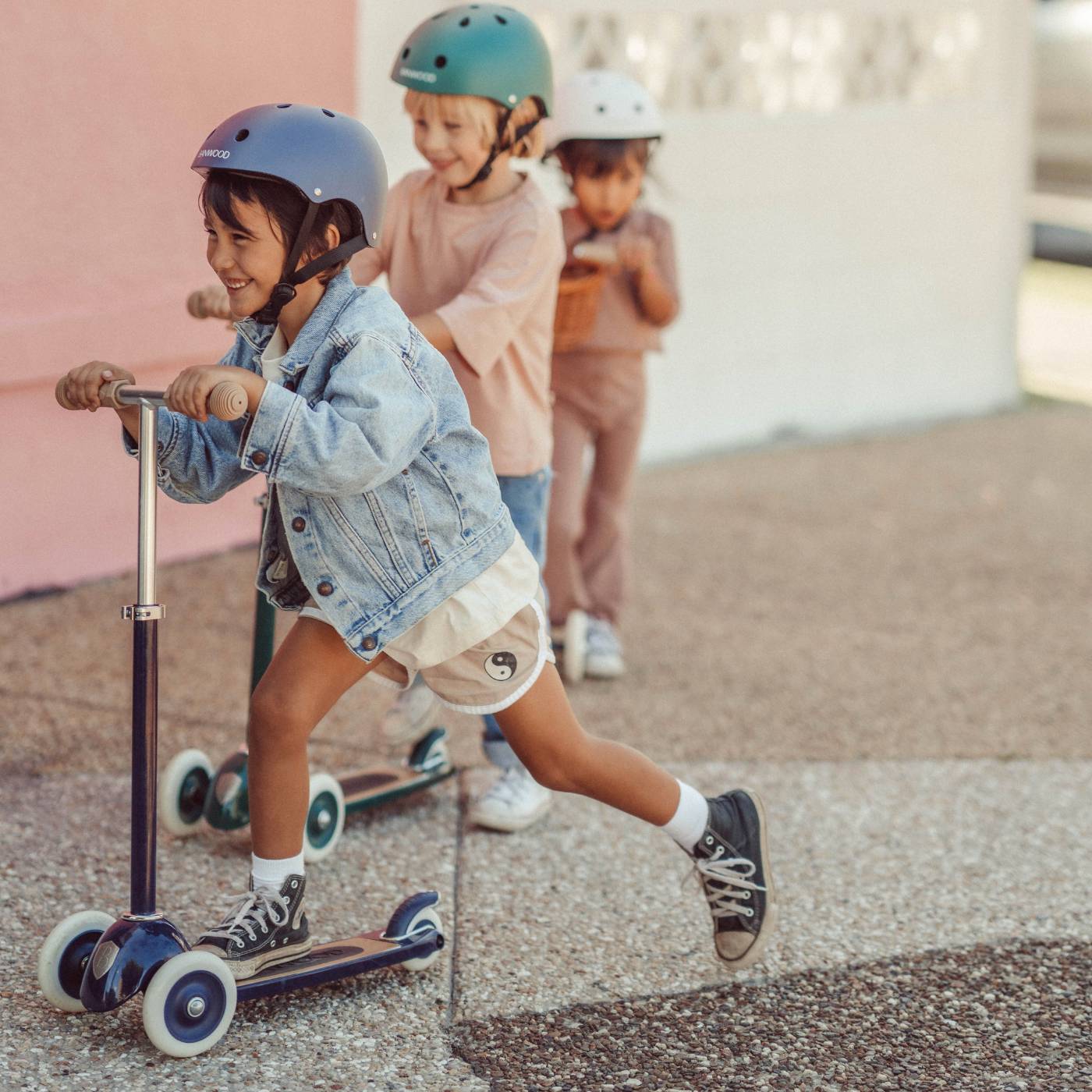 BANWOOD 3-WHEEL SCOOTER VINTAGE - NAVY