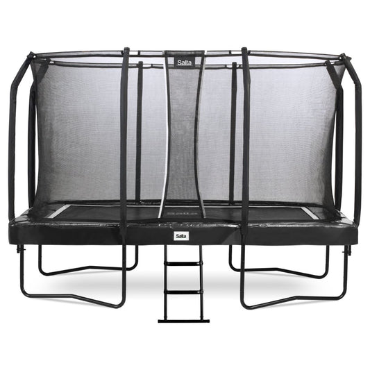 Salta First Class Rectangular Trampoline with Enclosure and Ladder