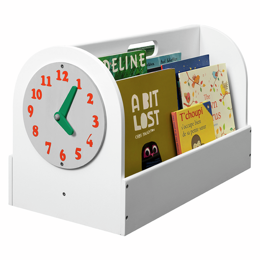 Tidy Books Box With Clock