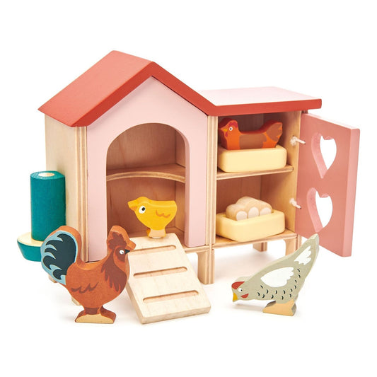 Chicken Coop - The Online Toy Shop - Wooden Role Play Toy - 1