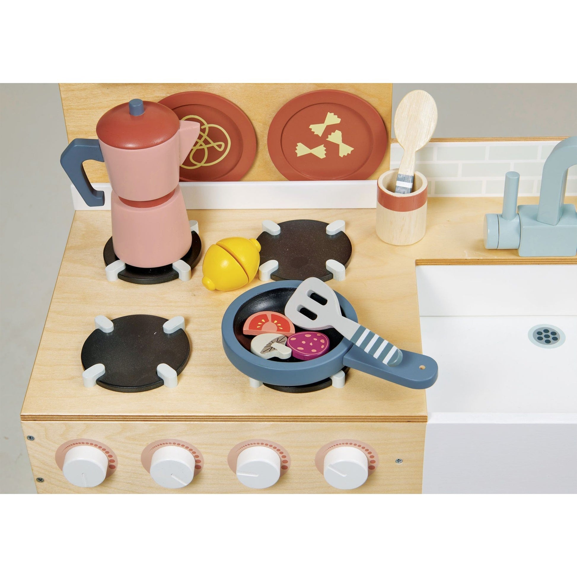 La Fiamma Grand Kitchen - The Online Toy Shop - Wooden Toy Kitchen - 2