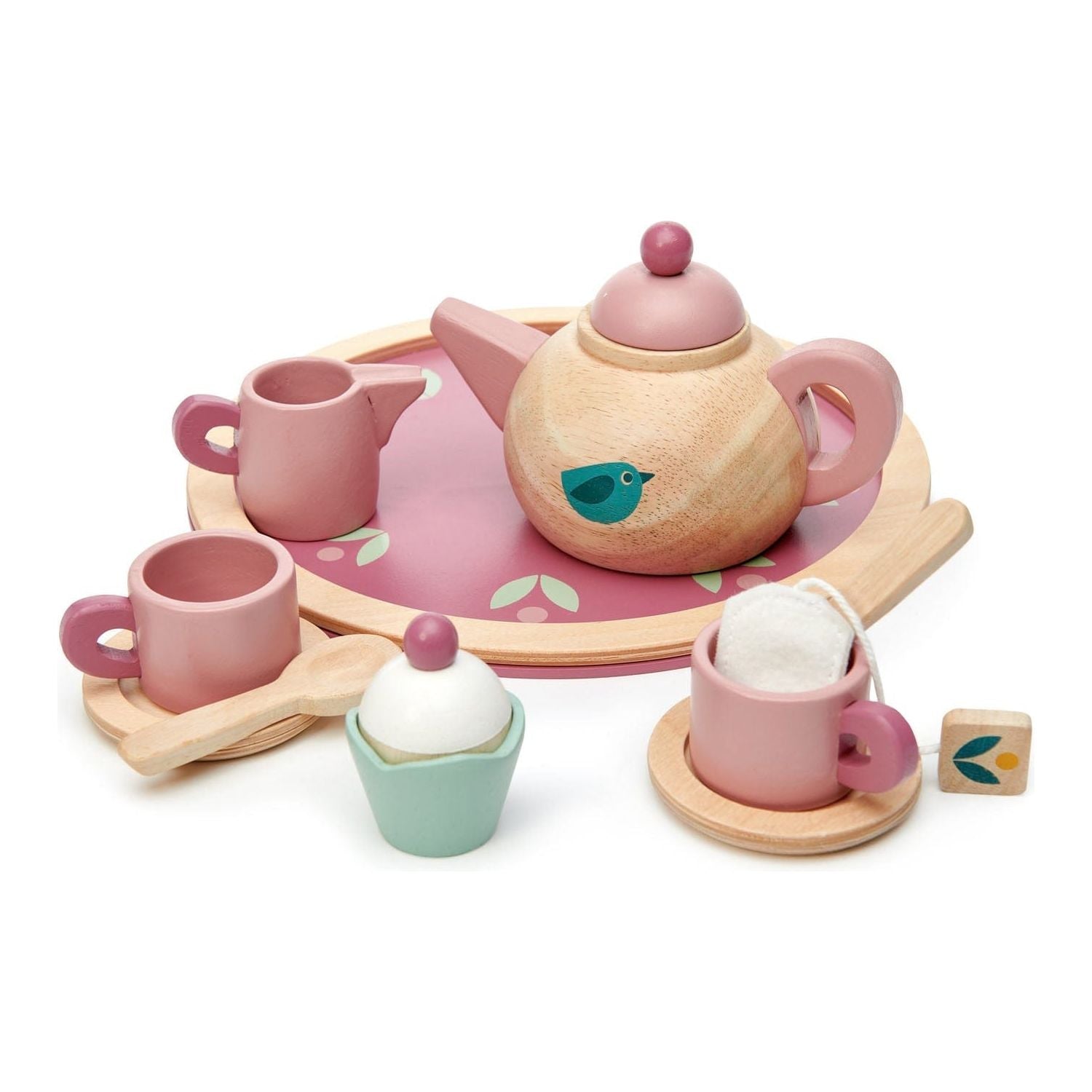 Birdie Tea Set - The Online Toy Shop - Wooden Play Food - 1