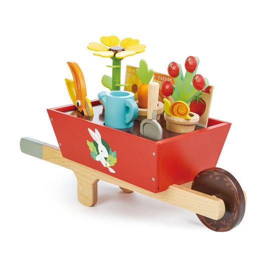 Garden Wheelbarrow Set - The Online Toy Shop - Wooden Toy - 1